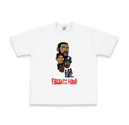 FRESH N THE HOOD TEE (3 COLOR OPTIONS)