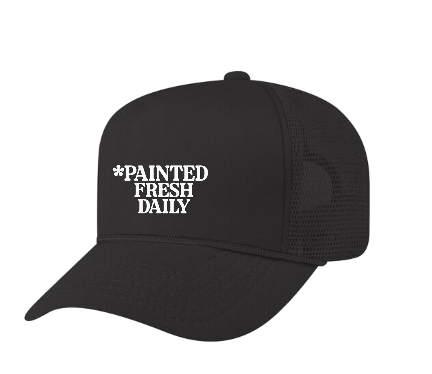 PAINTED FRESH DAILY TRUCKER (BLACK)