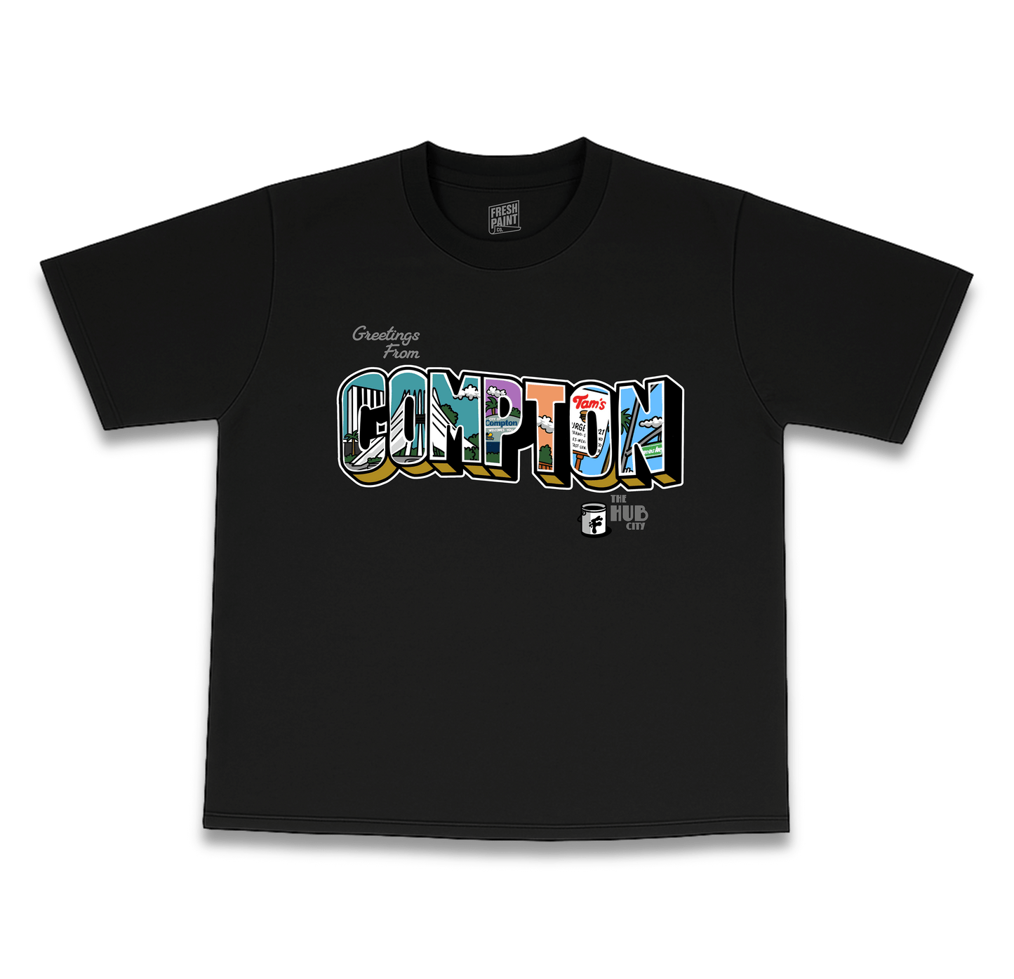 GREETINGS CPT TEE (4 COLOR OPTIONS)