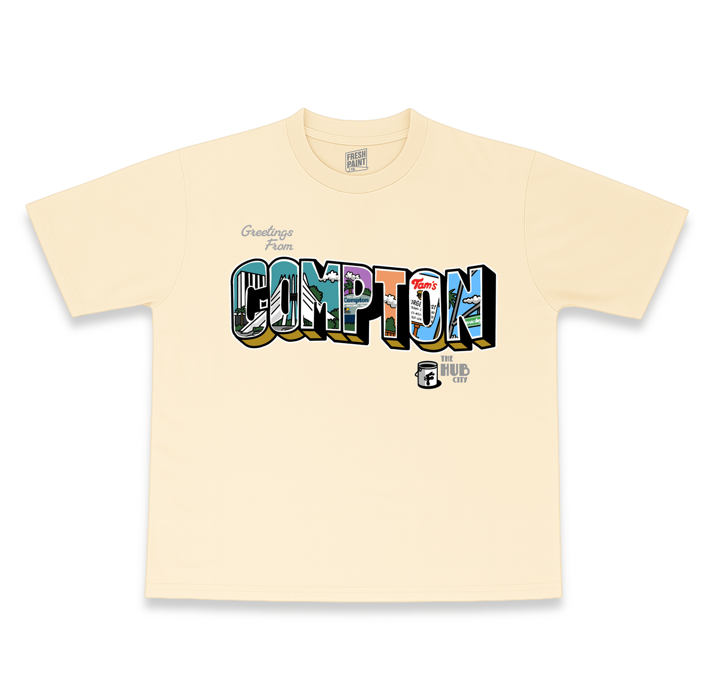 GREETINGS CPT TEE (4 COLOR OPTIONS)
