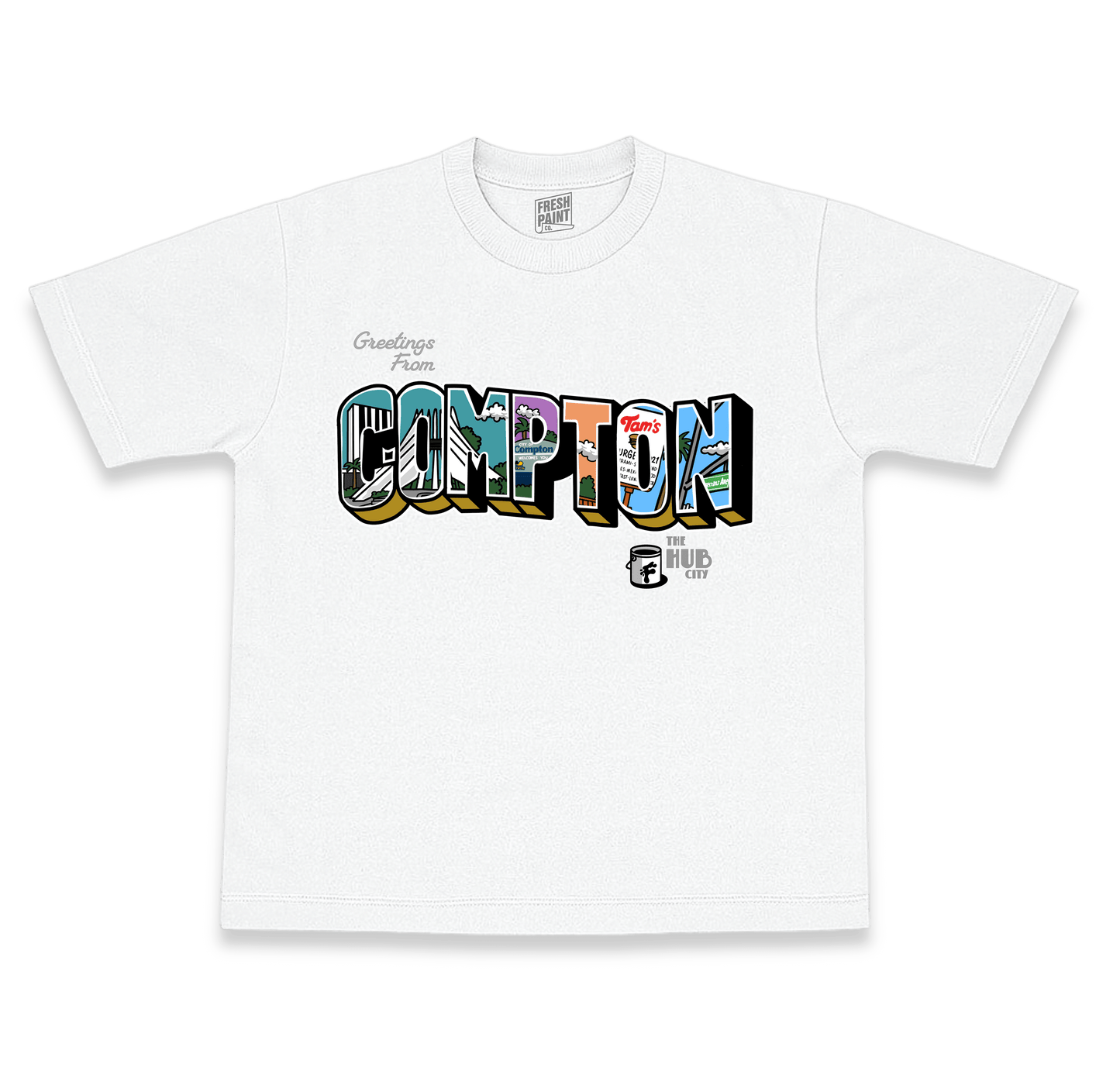 GREETINGS CPT TEE (4 COLOR OPTIONS)