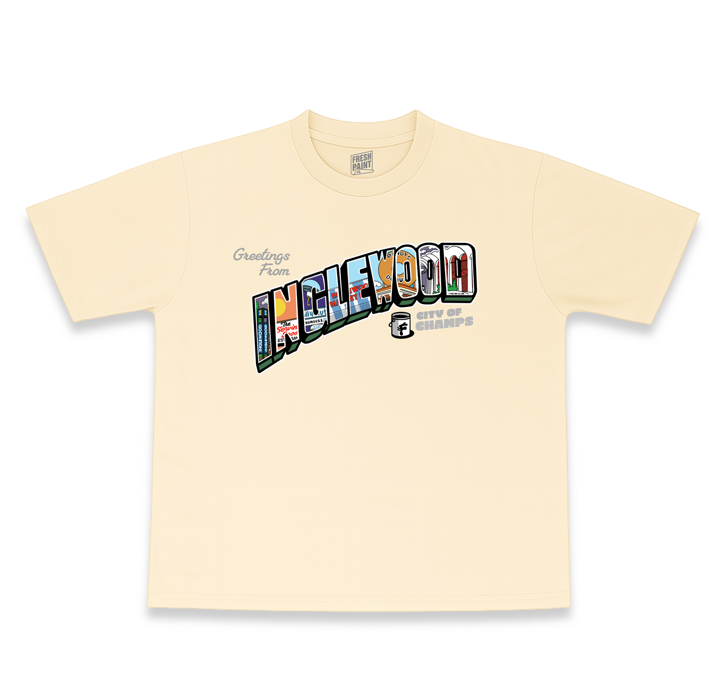 GREETINGS INGLEWOOD TEE (4 COLOR OPTIONS)