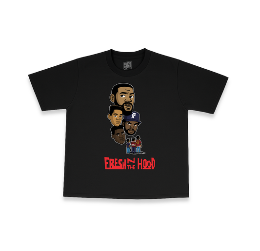 FRESH N THE HOOD TEE (3 COLOR OPTIONS)