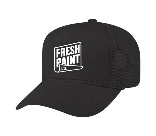 FRESH PAINT LOGO TRUCKER (BLACK)