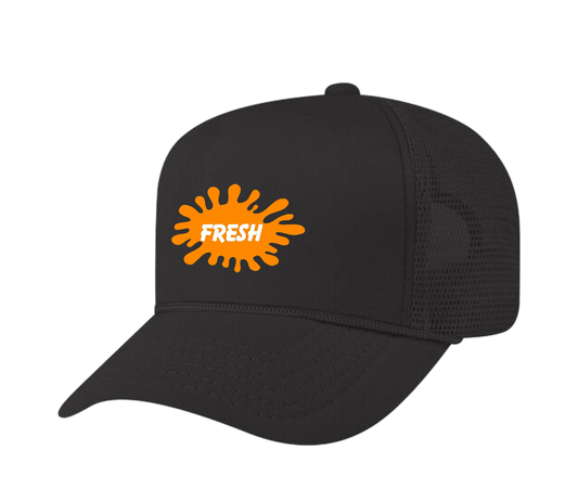 FRESH PAINT SPLAT TRUCKER (BLACK)