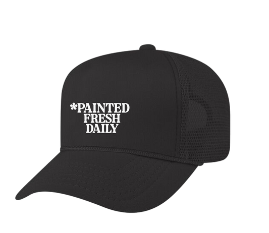 PAINTED FRESH DAILY TRUCKER (BLACK)