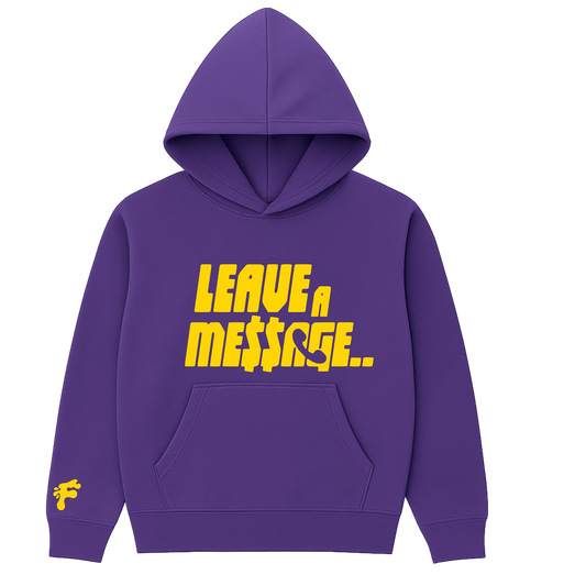 LEAVE A ME$$AGE (PURPLE/YELLOW)