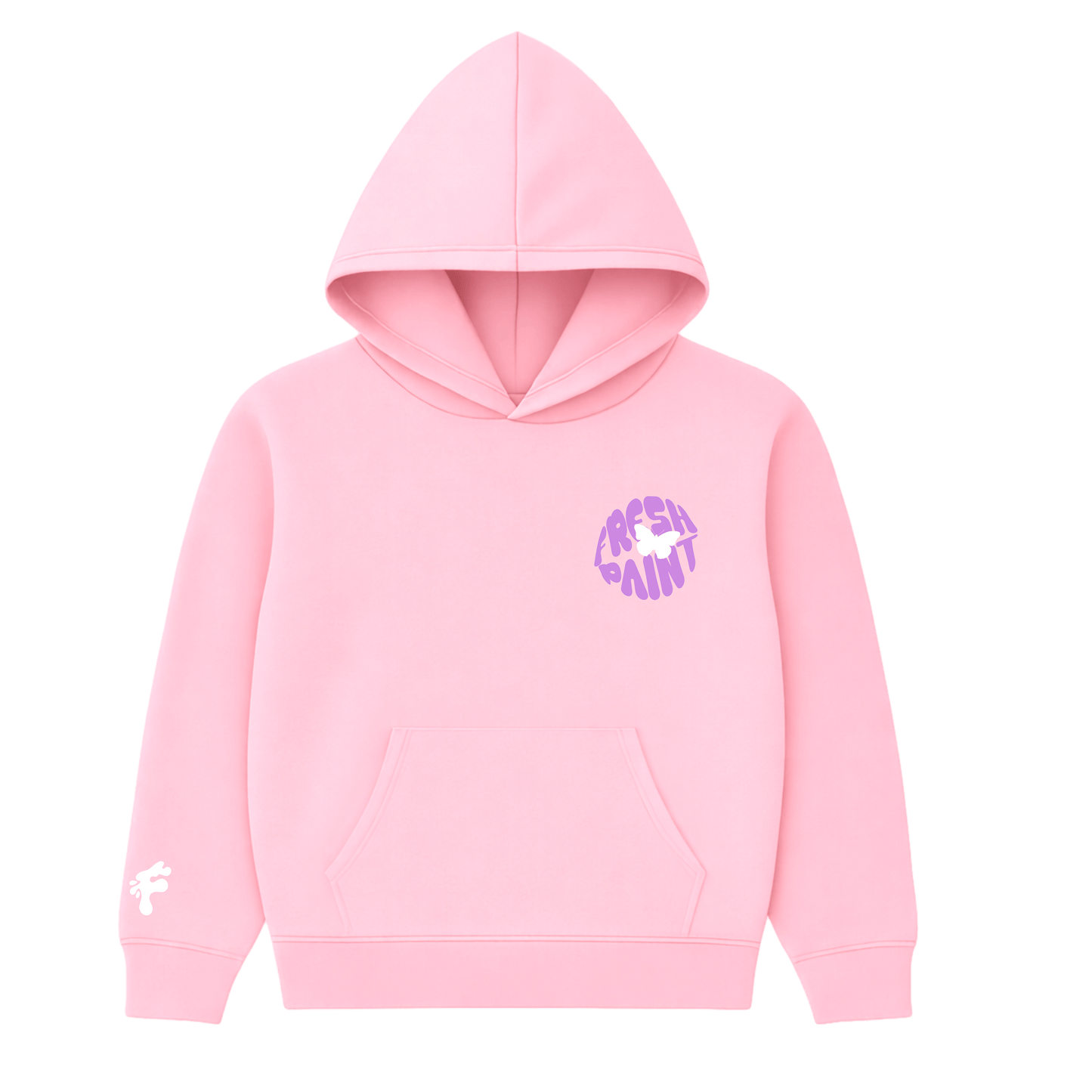 BETTER DAILY BUTTERFLY HOODIE — PINK